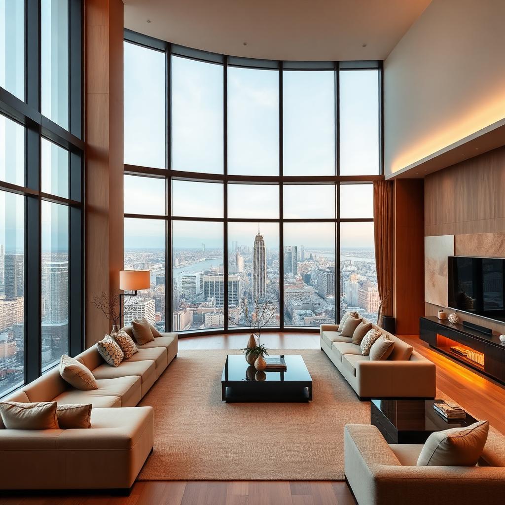 Luxury penthouse interior